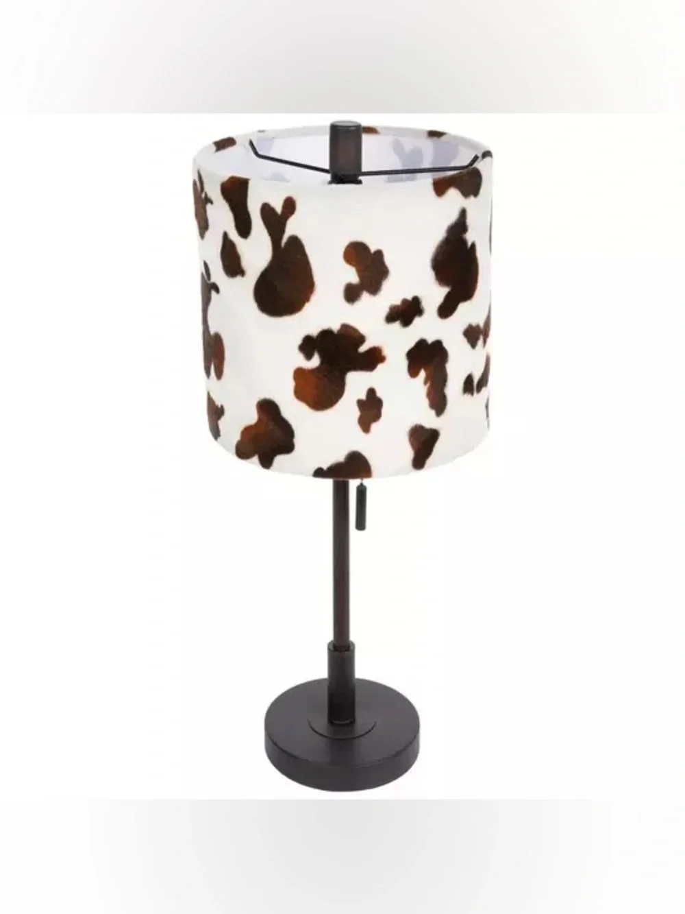 Cow Print Table Lamp